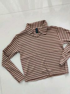 Striped Long Sleeve Top
