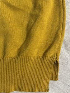 Cactus Sweater Vest - Mustard Yellow