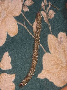 Boho Style Gold Tone Beaded Belt