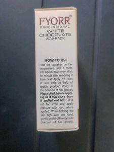 Fyorr Professional White Chocolate Wax Pack
