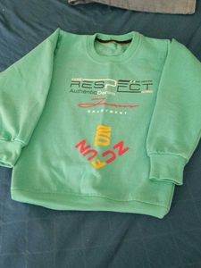 Mint Green Graphic Sweatshirt