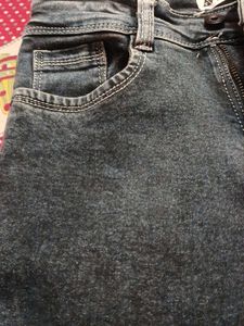 Grayish Blue Cargo Denim Jean 28 Inch.