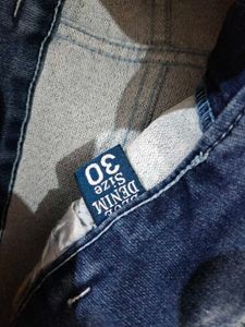 Ice Blue Denim Shorts Like New