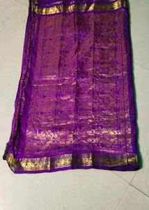 Shinning Pure Gadwal Saree