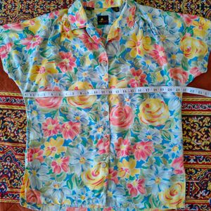 Floral Oversized Shirt