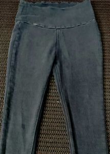 High Waisted Denim Leggings