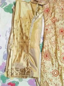 Golden and Mehroon Suit