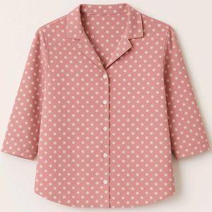 Pink Polka Dot Top