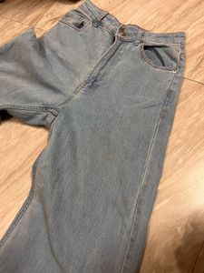 H&amp;M Wide Leg Denim Jeans