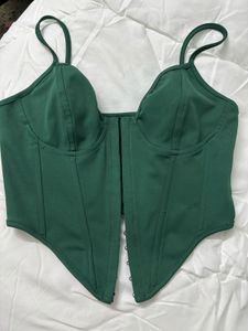 Green Corset Top