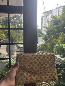 Elegant Beaded Clutch