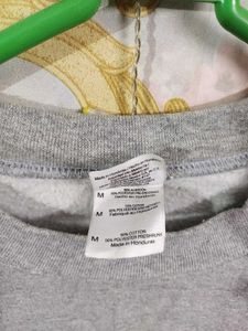 Grey Loose Sweatshirt