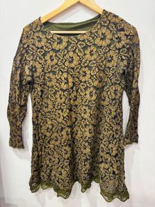 A Line Embellished Top Dress