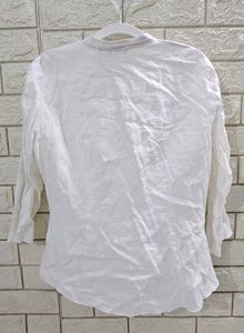 Per Una Size 12 Off White Shirt