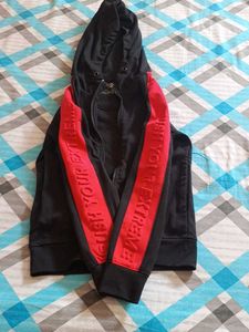 Beautiful Red And Black Winter Jacket