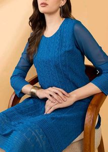 Elegant Blue Kurta