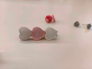 Cute Earrings Combo with heart clip