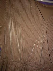 Elegant Gold Maxi Dress