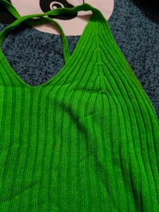 Stylish Green Crop Top
