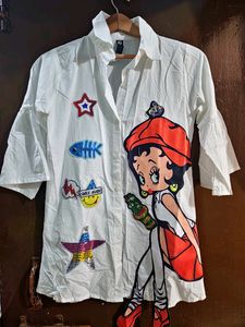 Beautiful Shirt With Sequence Work