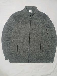 Gray Zip-Up Jacket