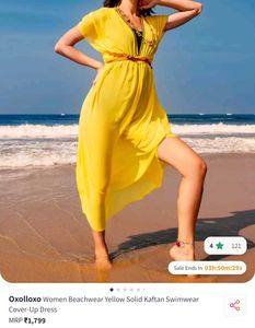 Yellow Maxi Beach Dress