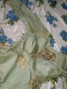 Ethnic Long Gown With Dupatta
