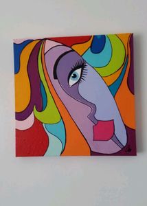 Girl Abstract Art
