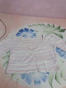 Striped Crop Top