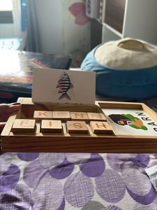 Wooden Spelling Game