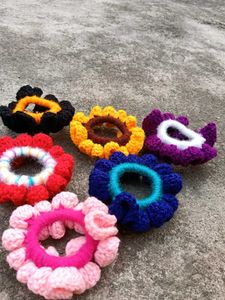Colorful Crochet Scrunchies