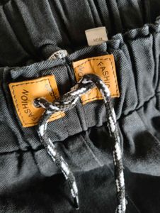 Black Stripped Trousers