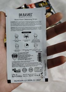 Dr. Rashel nose strip Set and peel mask se