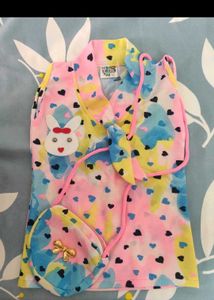 Cute Kids Outfit with Bag