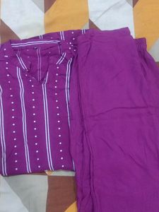 Kaftan Kurti Plazo Set