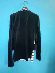 BLACK SHRUG ALIKE TOP 👚