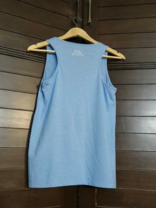 Kappa Women Blue Graphic Tank Top