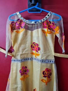 Elegant Floral Embroidered Dress