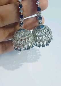 Dangling AD Jhumka Earrings