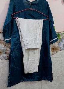 Teal Kurta Set