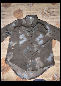 Beautiful Coffee Brown Up Shirt For Women Girls