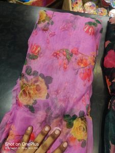 Digital Print Organza Fabric 55₹ Miter