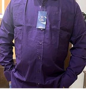 A Purple Colour New Shirt With No Specific Brand