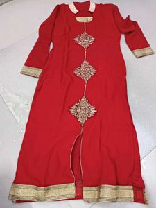 Festive Red Kurta