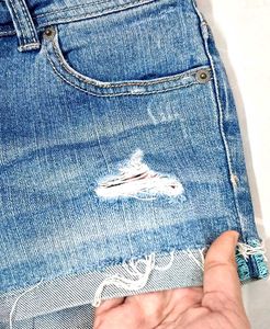 Women’s Blue Denim Shorts