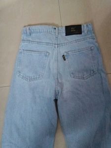 Wide Leg Denim Ice Blue Negotiable