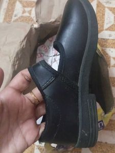 Girls Black School Shoes