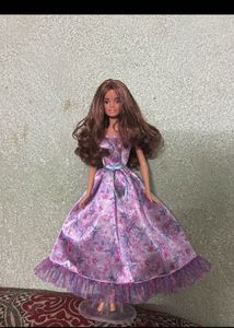 Vintage Floral Barbie Dress