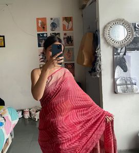 Elegant Pink Sari