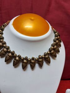 Handmade Antique Bronze Terracotta Jewellery Set